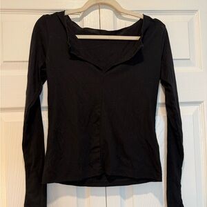 Black Long Sleeve Women's Top